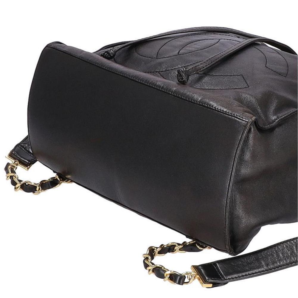 Chanel Drawstring Backpack Black - image 3